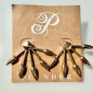 Plunder Gold Drop Earrings